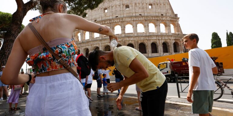 Quatro cidades italianas entram em alerta vermelho por causa do calor