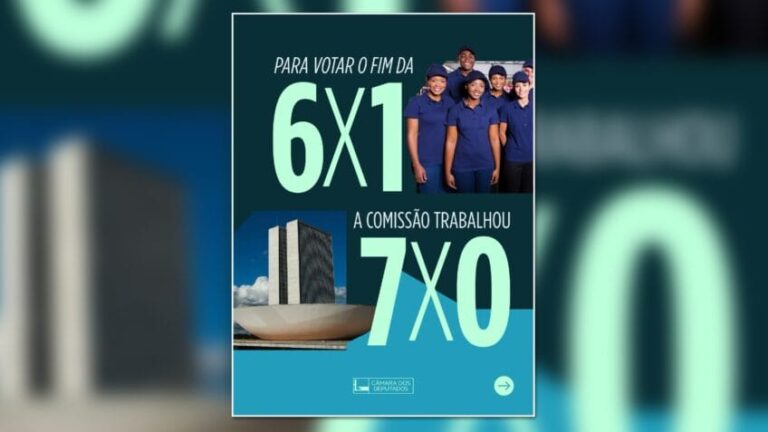 Câmara diz ter trabalhado na escala 7 X 0 para votar fim da 6 X 1