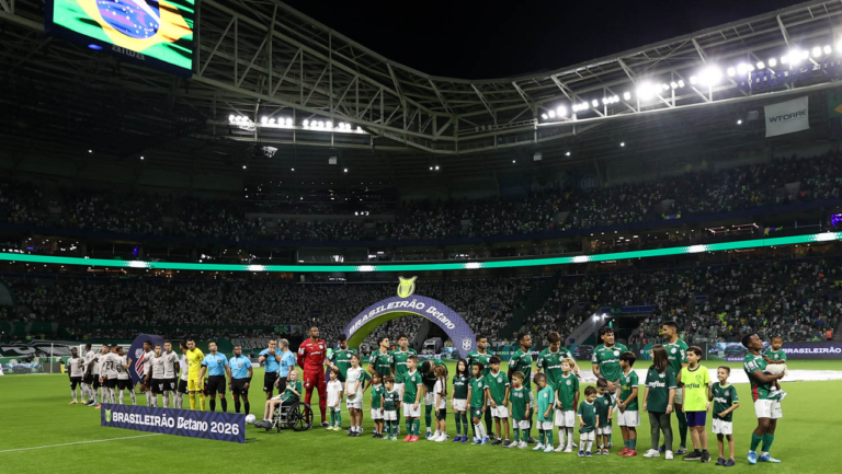 Palmeiras arrecada 25% a menos do valor previsto em bilheteria nos primeiros quatro meses de 2026