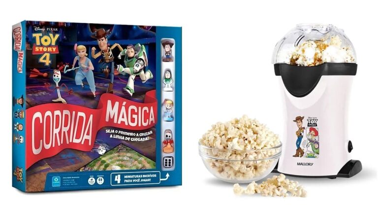 Toy Story 5 chegou aos cinemas, e produtos da franquia estão com até 15% OFF no Mercado Livre