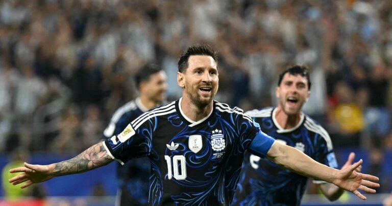 Jordânia 1 x 3 Argentina: assista ao 19º gol de Messi em Copas e melhores momentos