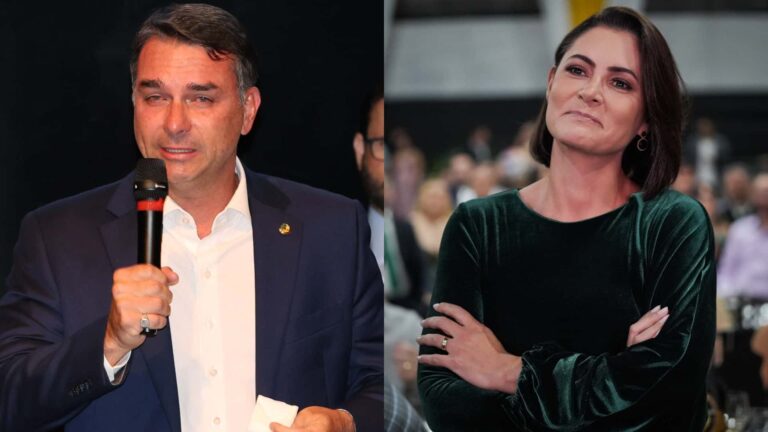 Flávio Bolsonaro revela como está o clima com Michelle