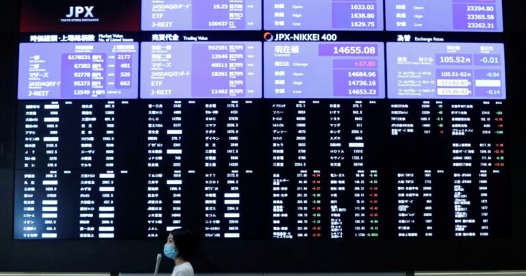 Bolsas na Ásia fecham em queda, pressionadas por ações de IA