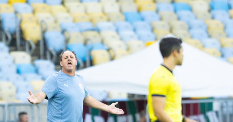 Rogério Ceni ataca arbitragem carioca em amistoso com o Flu: ‘Você vem aqui para ser otário’; veja