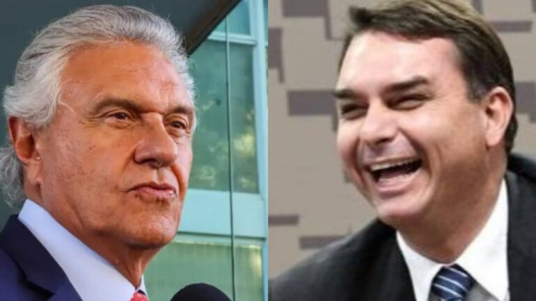 Ronaldo Caiado esculhamba encontro de Flávio Bolsonaro com embaixadores