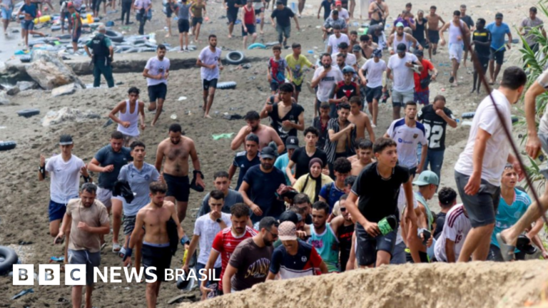 ‘Situação fora de controle’: Espanha mobiliza Exército após milhares de migrantes cruzarem de Marrocos para Ceuta; ao menos 10 morreram