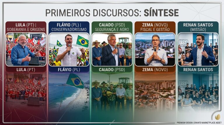 Foi dada a largada em todo o país com atos simbólicos e estratégias bem delimitadas para dialogar com diferentes fatias do eleitorado.
