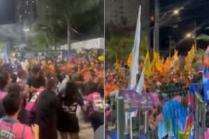 Apoiadores de João Campos e Raquel Lyra entram em confusão durante debate em Caruaru
