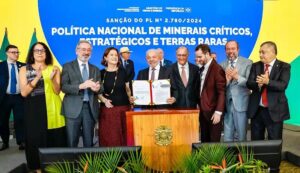Lula sanciona Política Nacional de Minerais Críticos e diz: “Nossa soberania é inegociável”