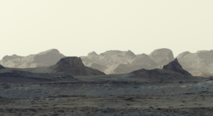 Marte ao amanhecer: Curiosity registra penhascos esculpidos pelo vento
