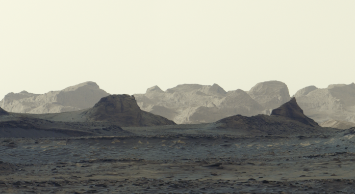 Marte ao amanhecer: Curiosity registra penhascos esculpidos pelo vento Marte ao amanhecer: Curiosity registra penhascos esculpidos pelo vento