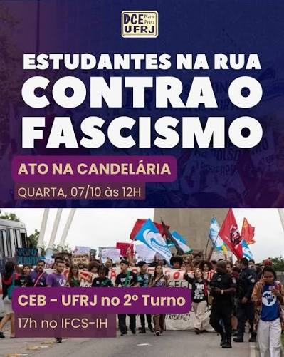 Estudantes de todo Brasil se mobilizam contra o fascismo e a extrema direita