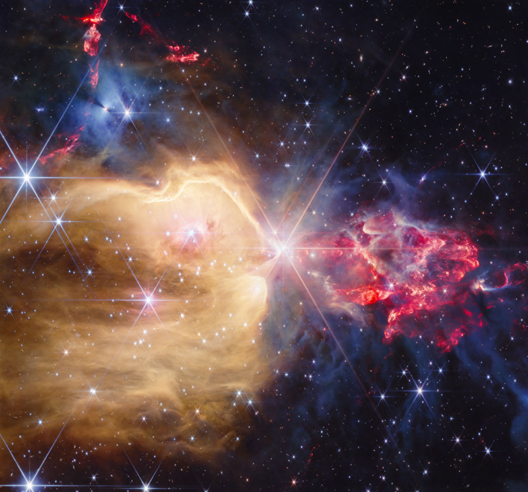Webb flagra berçário de estrelas a 3.300 anos-luz da Terra